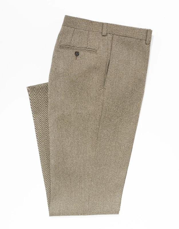 women's ethical fashion dressesBROWN OLIVE WHIPCORD TROUSERS