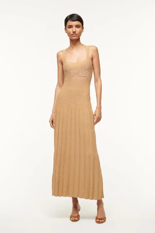 women's solid color dressesELLISON DRESS | CAMEL