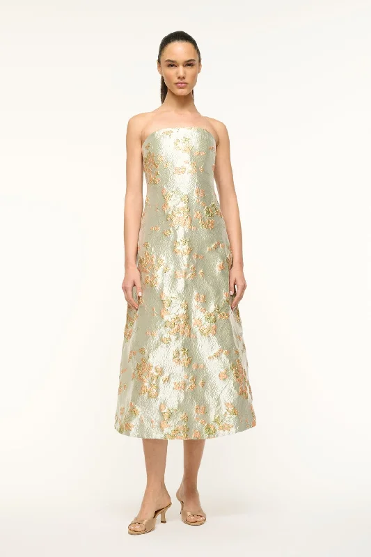 women's floral dressesKENNEDY DRESS | METALLIC BLOOM