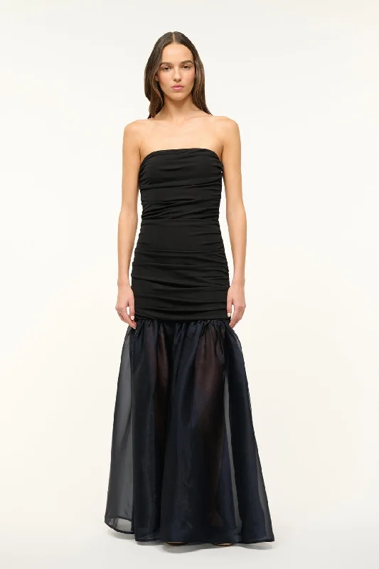 women's bridesmaid dressesLIYA DRESS | BLACK NAVY