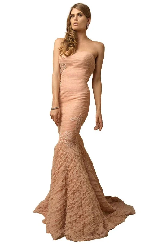 women's formal dressesJovani 1369 Prom Long Strapless Mermaid Dress