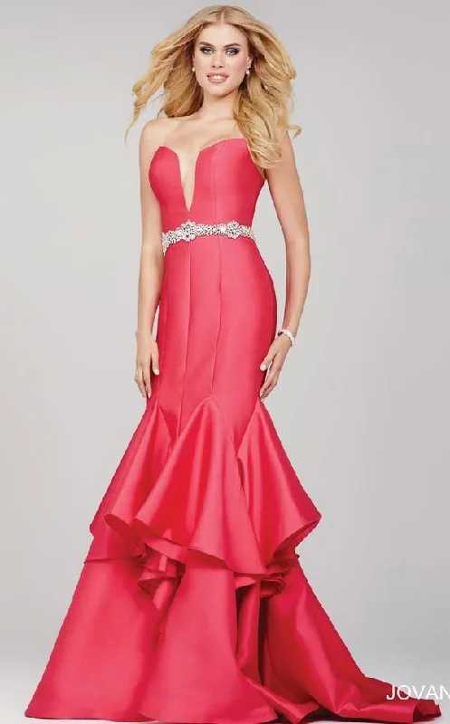 women's off-the-shoulder dressesJovani 29370 Strapless Long Formal Prom Dress