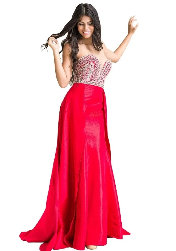 women's bespoke dressesJovani 31175 Strapless Long Prom Gown