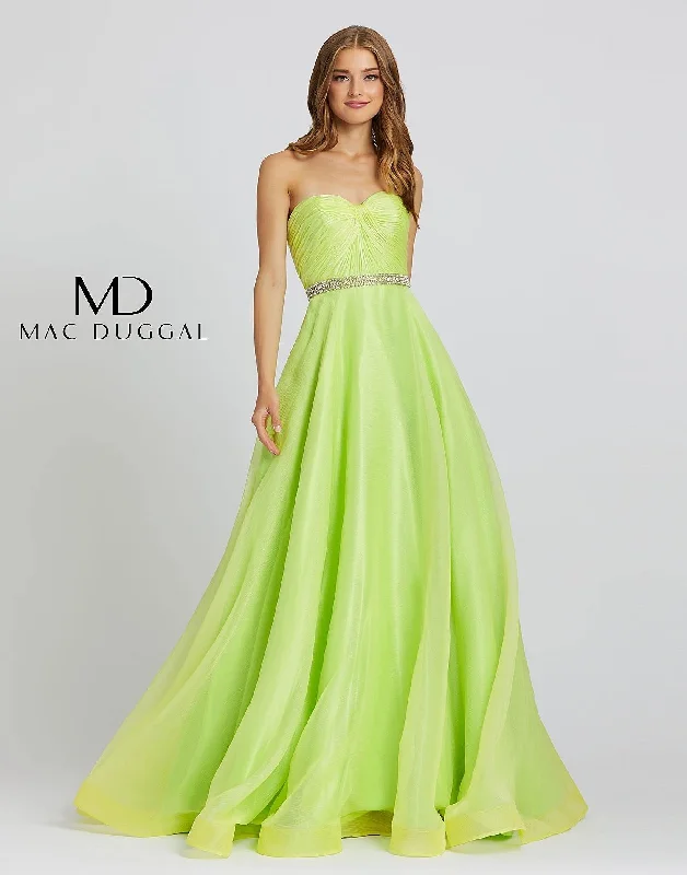 women's club dressesMac Duggal 67105 Long Strapless Prom Ballgown