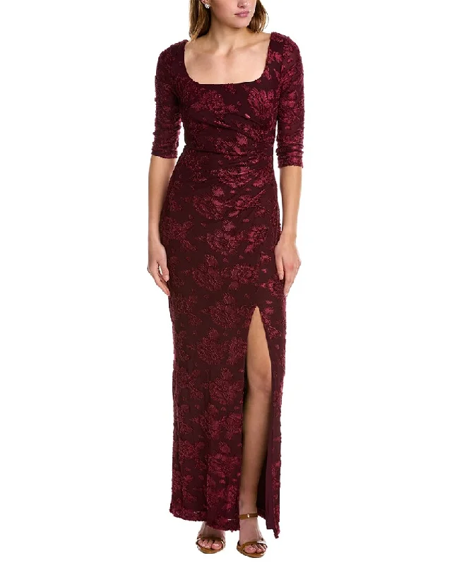 women's wrap dressesAdrianna Papell Fil Coupe Gown