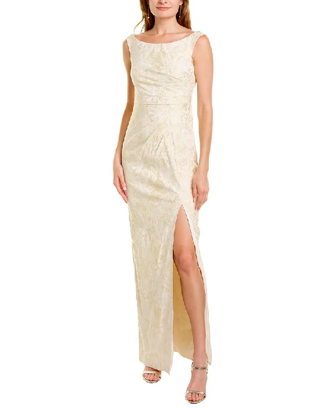 women's work dressesAidan Mattox Jacquard Gown