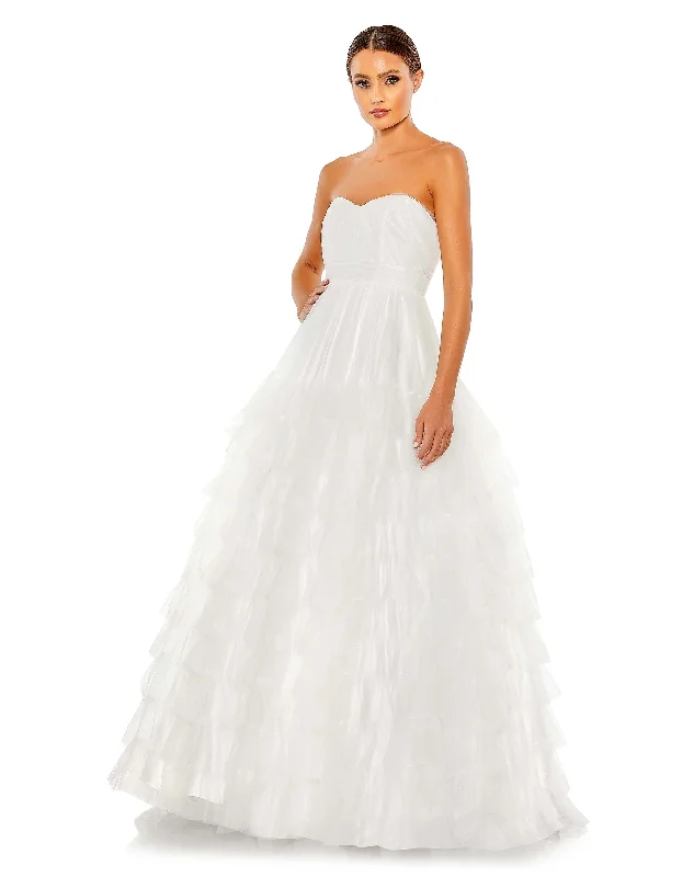 women's luxury dressesBustiere Tulle Tierd Ballgown