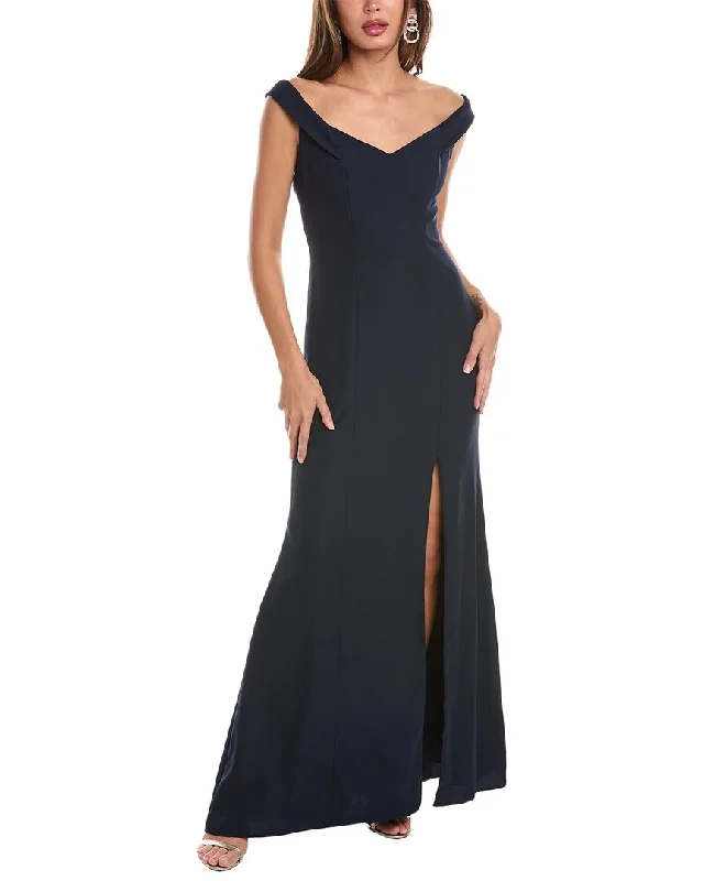 women's neon dressesDessy Collection Off-The-Shoulder Gown