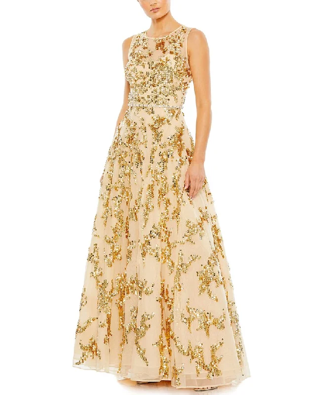 women's easy-to-wear dressesMac Duggal A-Line Gown