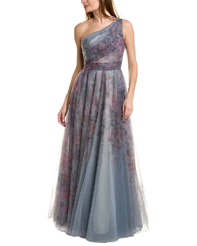 women's floral dressesRene Ruiz Strapless Crepe Gown