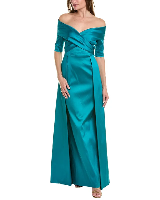 women's made-to-order dressesTeri Jon by Rickie Freeman Off-The-Shoulder Gown